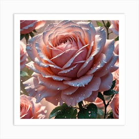 Pink Roses 2 Art Print