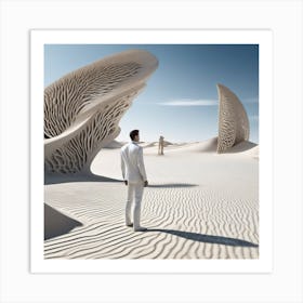 Sand Sculptures 2 Art Print