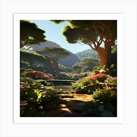 Kirstenbosch National Botanical Gardens Art Print