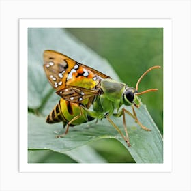 Hummingbird Moth Art Print