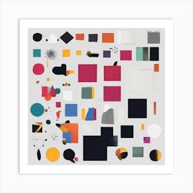 Abstract Shapes Art Print