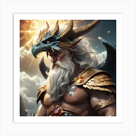 King Of Gods Art Print