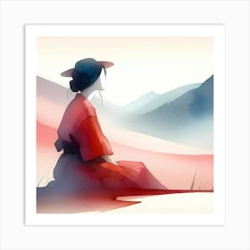 Asian Girl 6 Art Print