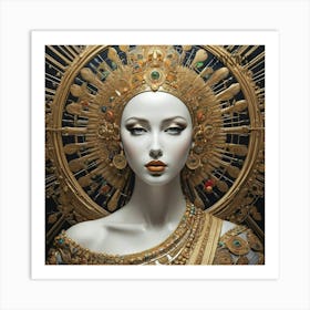 Golden Goddess 4 Art Print