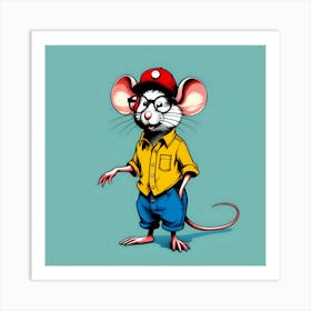 Mr Rat Art Print