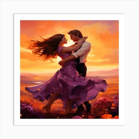 Sunset Dance Art Print