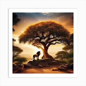 Lion King 32 Art Print