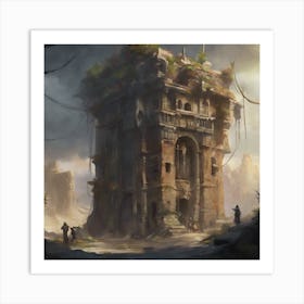 Fantasy Castle 100 Art Print