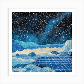 'Alien Landscape' 2 Art Print