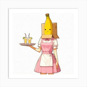 Banana Girl 5 Art Print