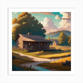 Country Retreat Art Print