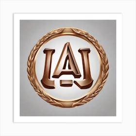 Aj Logo Art Print