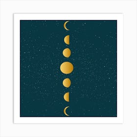 Phases Of The Moon 2 Art Print