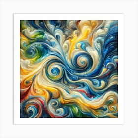 Abstract Painting 110 Art Print