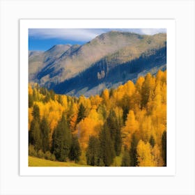 Autumn In The Mountains Photo Art Print