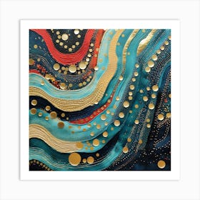 Abstract Landscape 004 Art Print