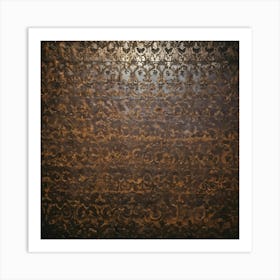 Photography Backdrop PVC brown painted pattern 18 Art Print