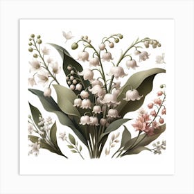 Lilies of the Valley 2 Art Print