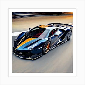 Lamborghini Huracan 34 Art Print