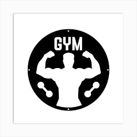 Gym Sign 1 Art Print