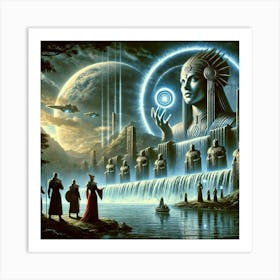 Cascade Sovereignty Modern Day Emergence Art Print