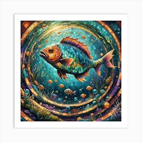 Fish In The Ocean Art Print