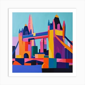Abstract Travel Collection London England 2 Art Print