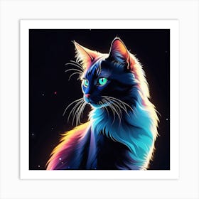 Cat kitty Art Print