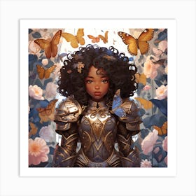 Butterfly Girl 1 Art Print