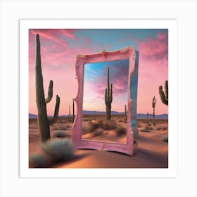 Window of desert(3) Art Print