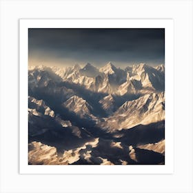 Mountain Edge Range Art Print