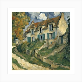 The House Of Dr Gachet In Auvers Sur Oise, Paul 1 Art Print