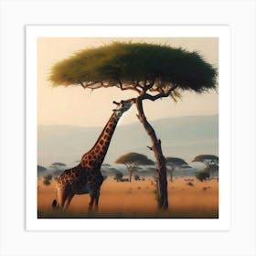 Girrafe Art Print