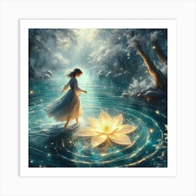 Lotus Flower Art Print