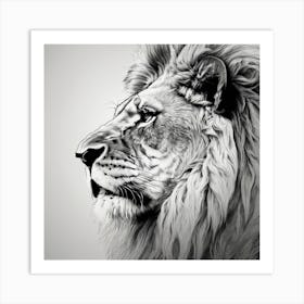 Lion Portrait#3 Art Print