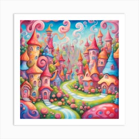 Village of the Faye Art Print