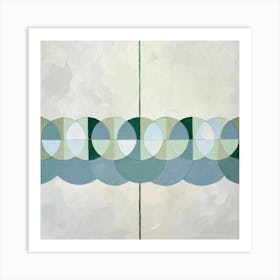 A Beautifully Crafted Minimalist Painting Featu (2) Art Print