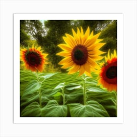 Sunflowers 3 Art Print