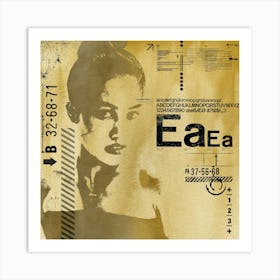 Ea, the beautiful girl Art Print