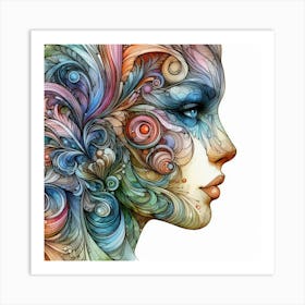 Psychedelic Art Art Print