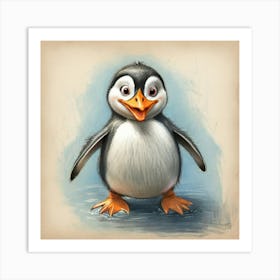 Penguin 14 Art Print