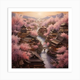 Sakura Blossoms Art Print