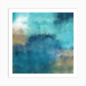 Abstract - Blue Sky Art Print