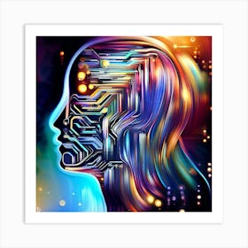 Artificial intelligence Art Print