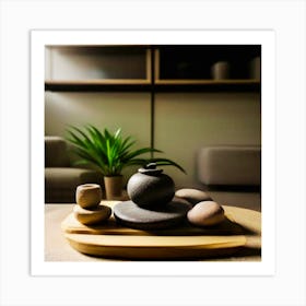 Zen Living Room Art Print