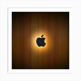 Apple Logo Wallpaper Art Print