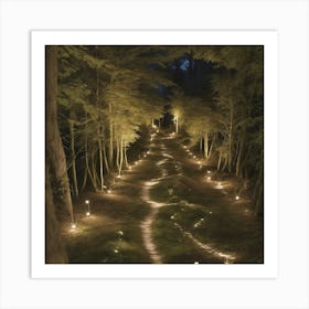 Path In The Woods Art Print