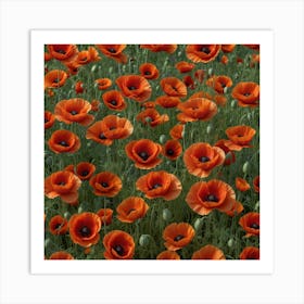 Poppy Field 2 Art Print