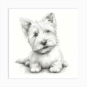 West Highland Terrier 2 Art Print