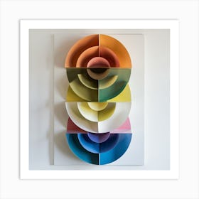 Half Moons Rainbow (2) Art Print